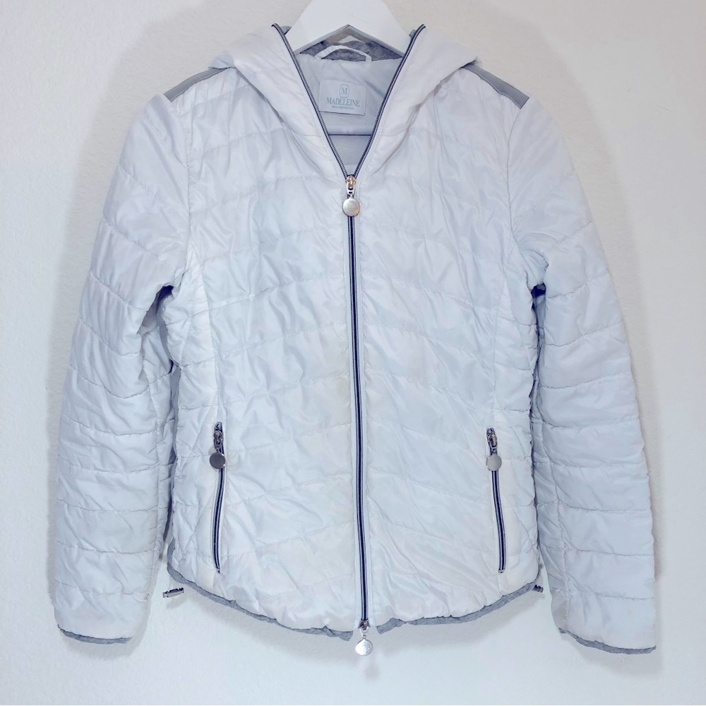 Madeleine Hooded Quilted Zip-Up Jacket